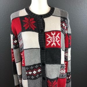 Rebecca Stone Christmas Sweater Sz Large